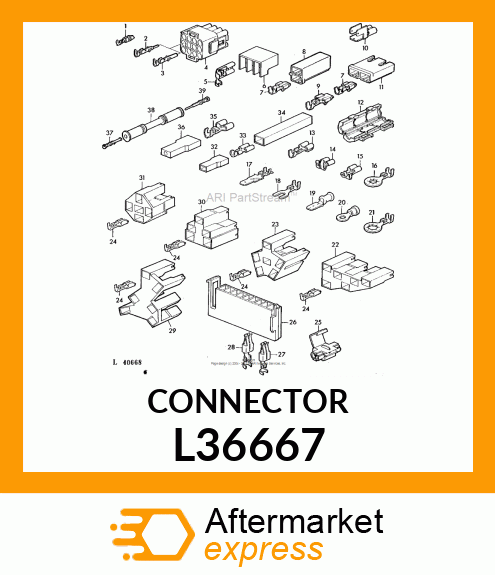 ELEC. CONNECTOR HOUSING L36667