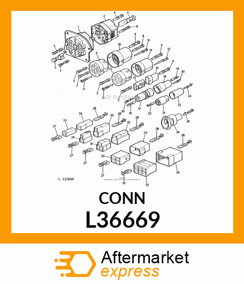 CONNECTEUR ELECTRIQUE L36669