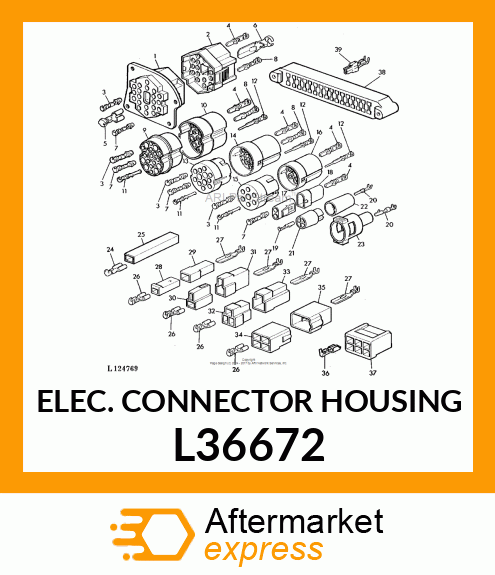 ELEC. CONNECTOR HOUSING L36672