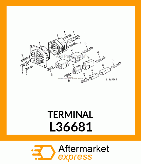 ELEC. CONNECTOR TERMINAL L36681