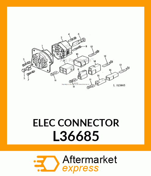 CONNECTEUR ELECTRIQUE L36685