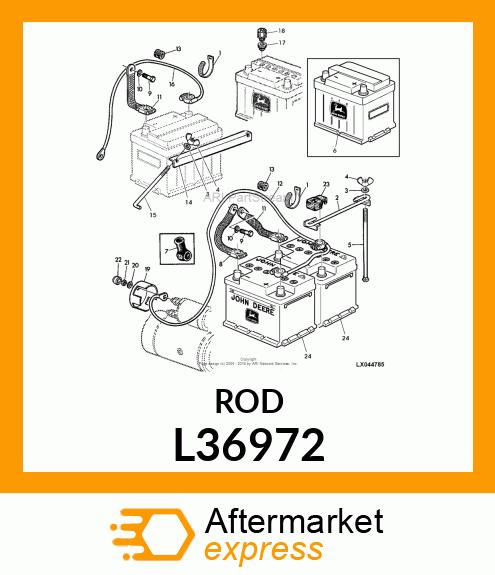 HOOK BOLT L36972