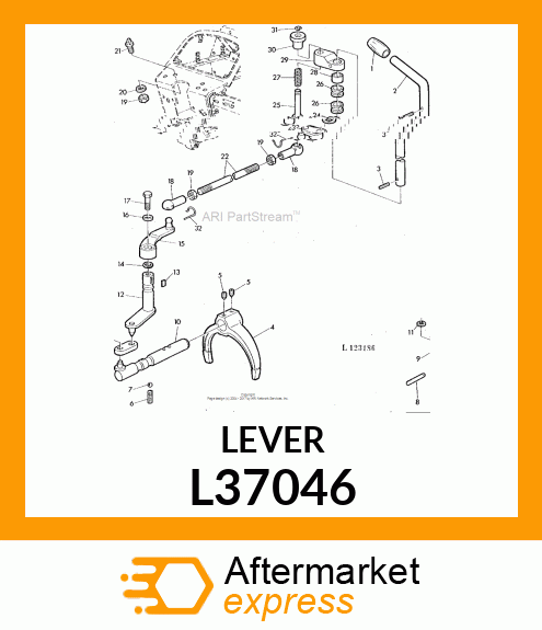 Lever L37046