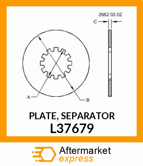 PLATE, SEPARATOR L37679