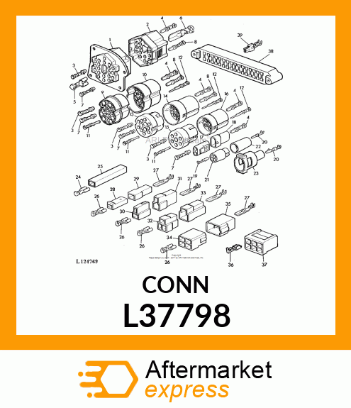 ELEC. CONNECTOR HOUSING L37798