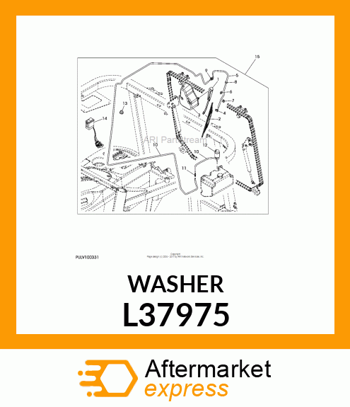 WASHER 6,5X35X3 DIN50961 ZNCF L37975