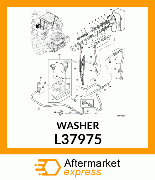 WASHER 6,5X35X3 DIN50961 ZNCF L37975