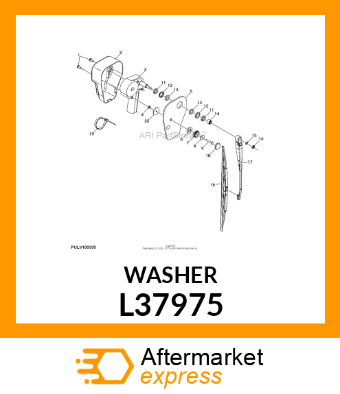 WASHER 6,5X35X3 DIN50961 ZNCF L37975