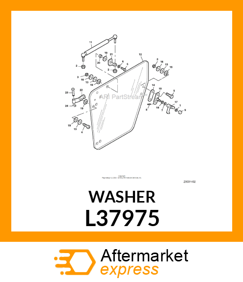 WASHER 6,5X35X3 DIN50961 ZNCF L37975