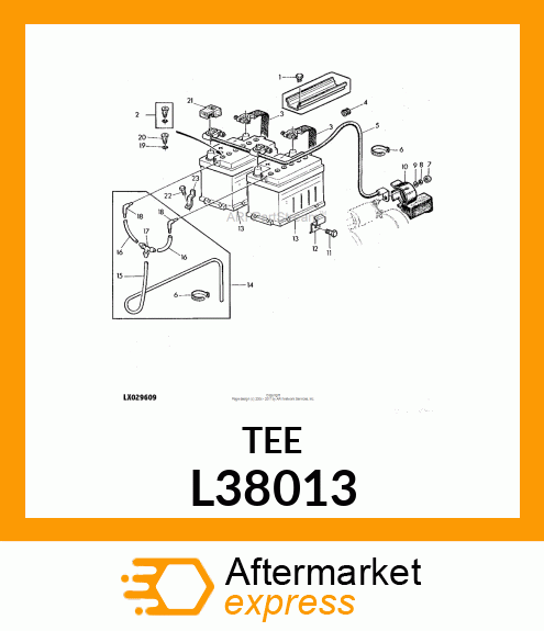 TEE FITTING L38013