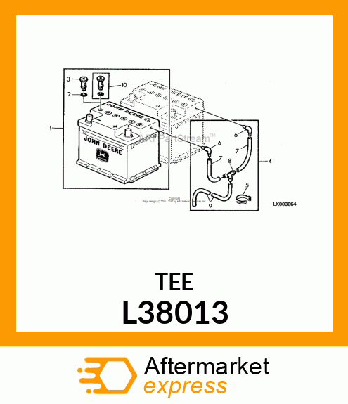 TEE FITTING L38013