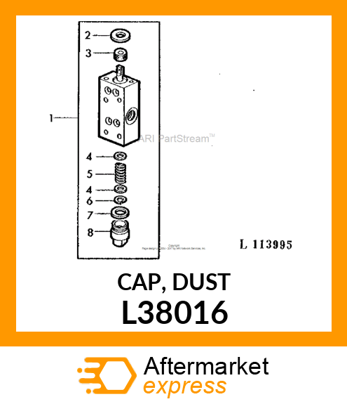 CAP, DUST L38016