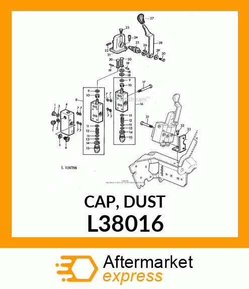 CAP, DUST L38016