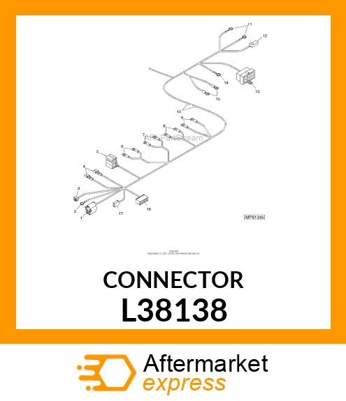 ELEC. CONNECTOR HOUSING L38138