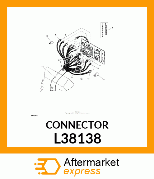 ELEC. CONNECTOR HOUSING L38138