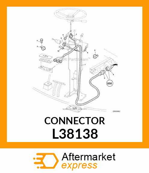 ELEC. CONNECTOR HOUSING L38138