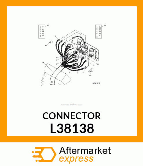 ELEC. CONNECTOR HOUSING L38138