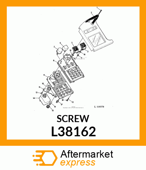 SCREW, FLANGED L38162