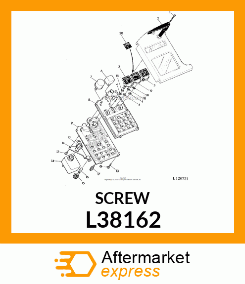 SCREW, FLANGED L38162