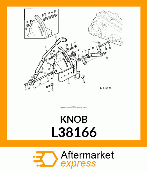 KNOB L38166