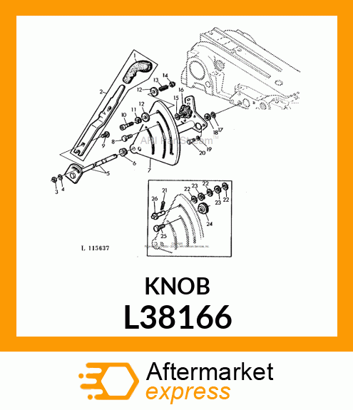 KNOB L38166