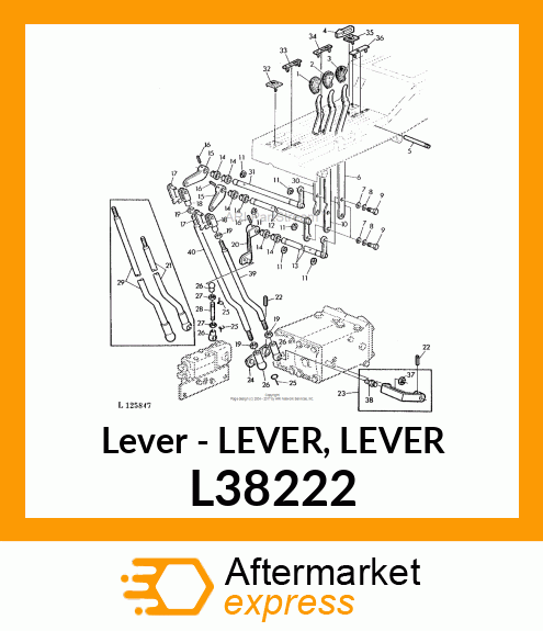 Lever L38222