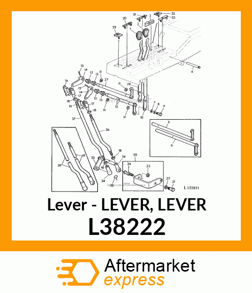 Lever L38222