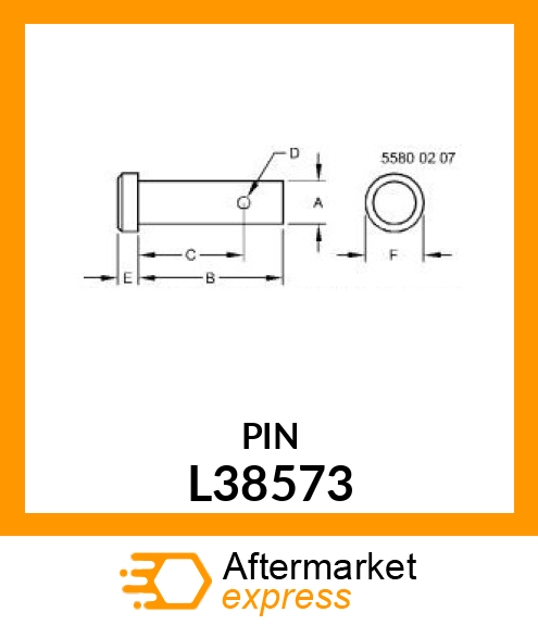 FLAG PIN L38573