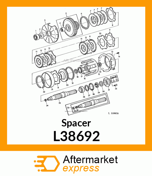 Spacer L38692