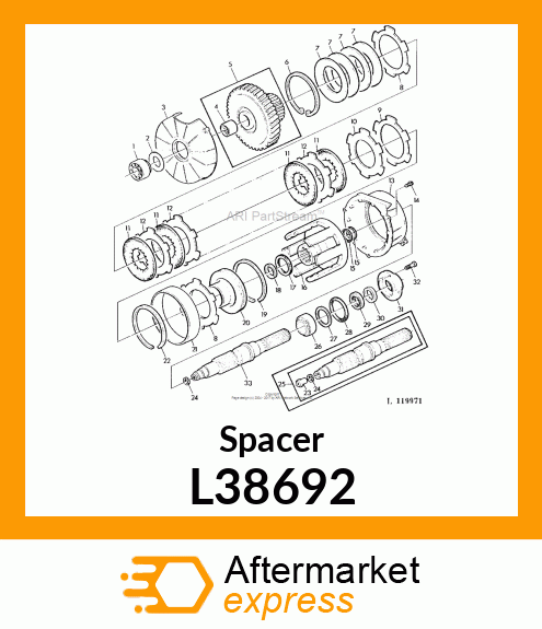 Spacer L38692