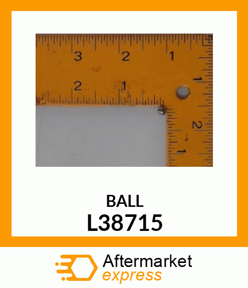 BALL DIN 5401 5 III BEARING METAL L38715