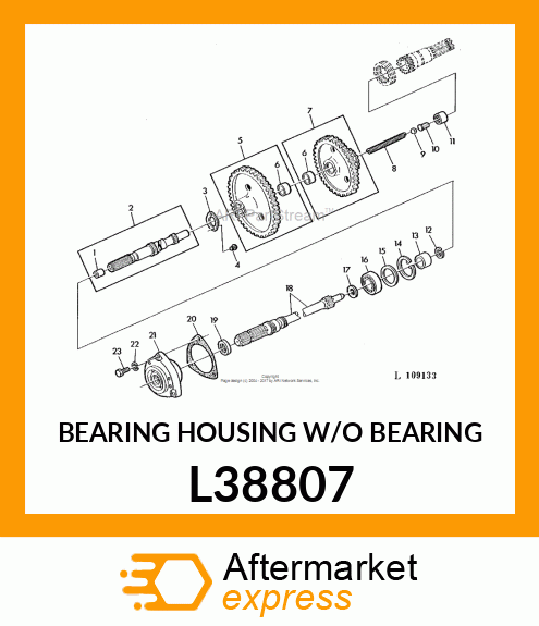 BEARING HOUSING W/O BEARING L38807