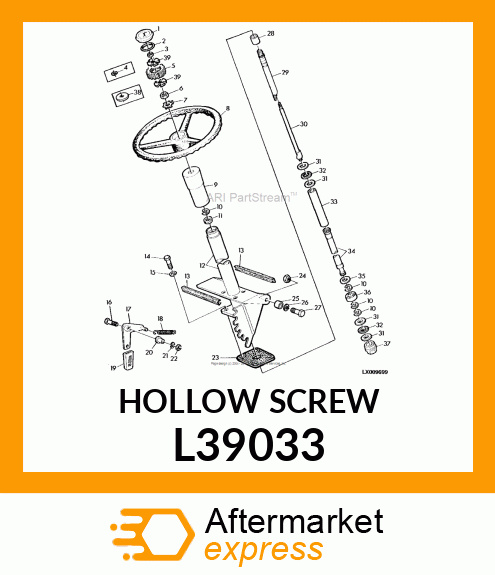 HOLLOW SCREW L39033