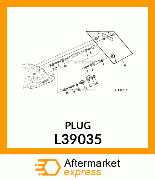 PLUG DIAM. 19.3 L39035