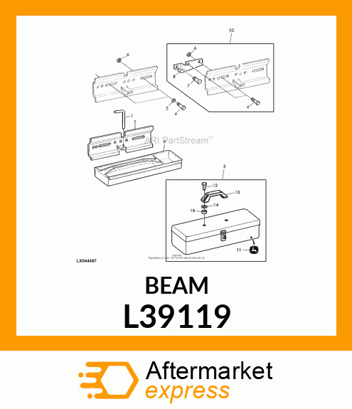 BEAM (TRAEGER, WERKZEUGKASTEN) L39119