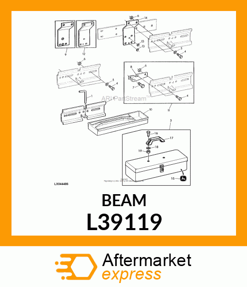 BEAM (TRAEGER, WERKZEUGKASTEN) L39119