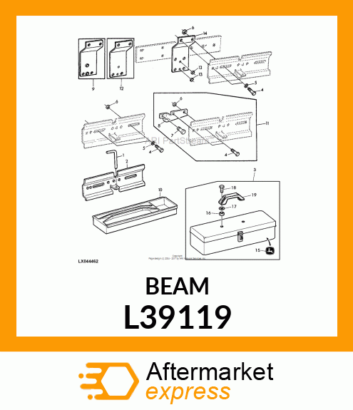 BEAM (TRAEGER, WERKZEUGKASTEN) L39119