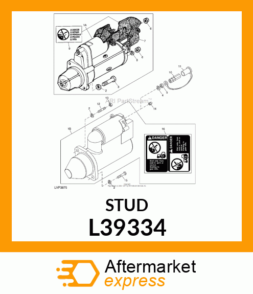 STUD 3/8 L39334