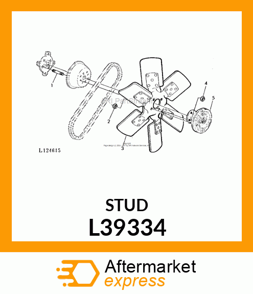 STUD 3/8 L39334