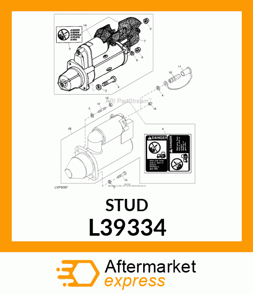 STUD 3/8 L39334