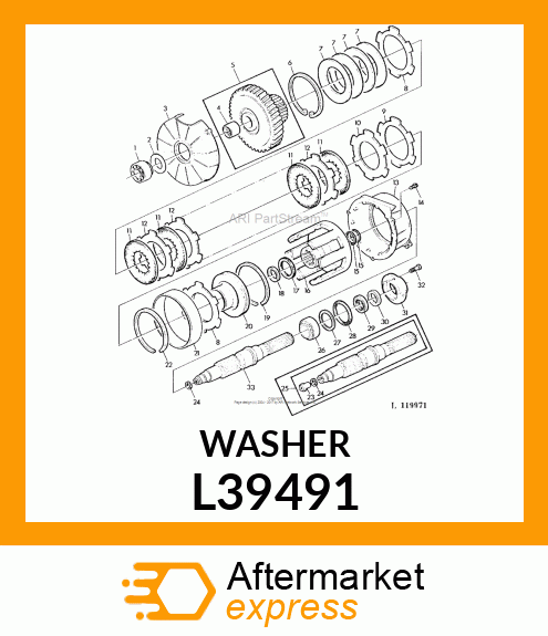 TIGHTLY WASHER L39491