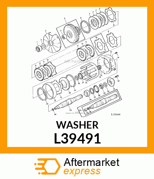 TIGHTLY WASHER L39491