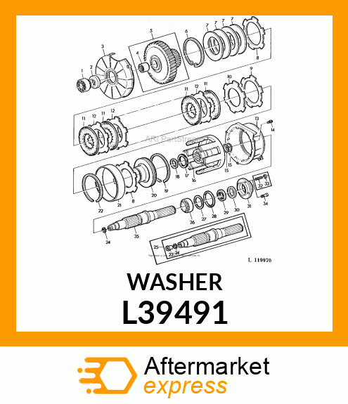 TIGHTLY WASHER L39491