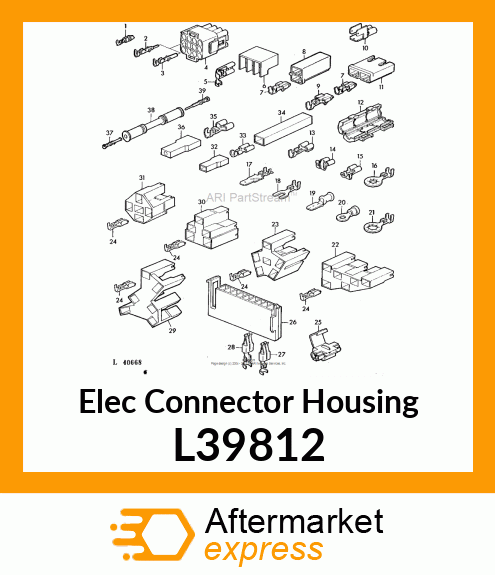 Elec Connector Housing L39812