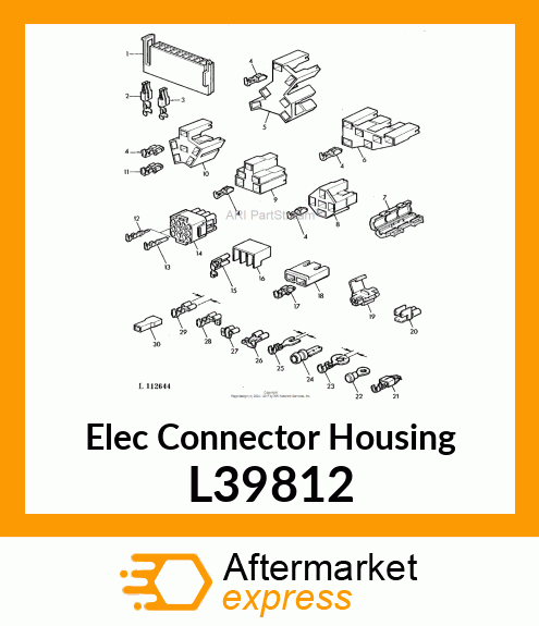 Elec Connector Housing L39812