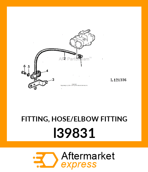 FITTING, HOSE/ELBOW FITTING l39831