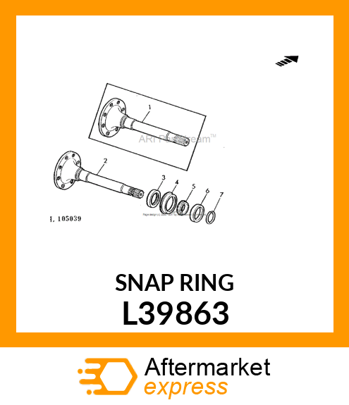 RING, SNAP L39863