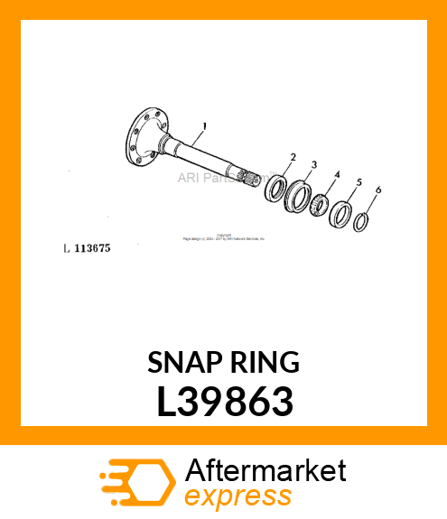 RING, SNAP L39863