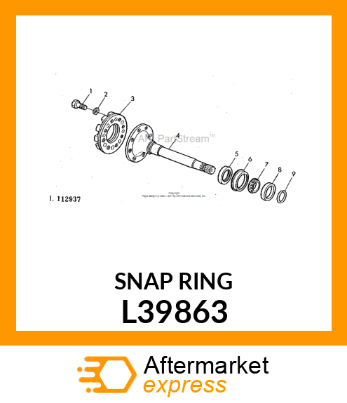 RING, SNAP L39863