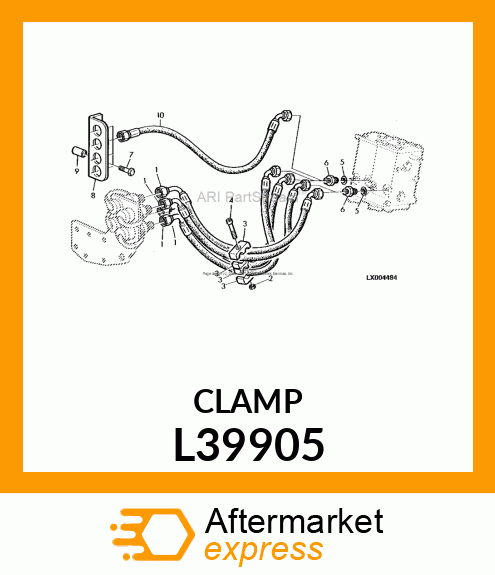 CLAMP, 2 X D19 WIDTH 30 L39905